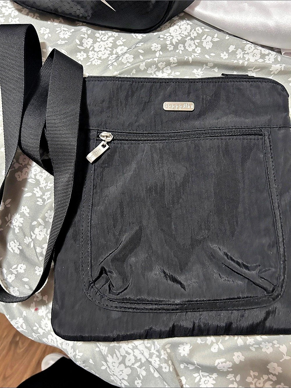 baggalini Black Crossbody Bag